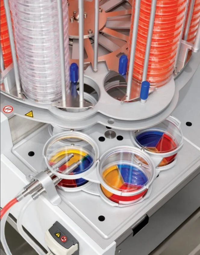 Systec Mediafill plate pouring system